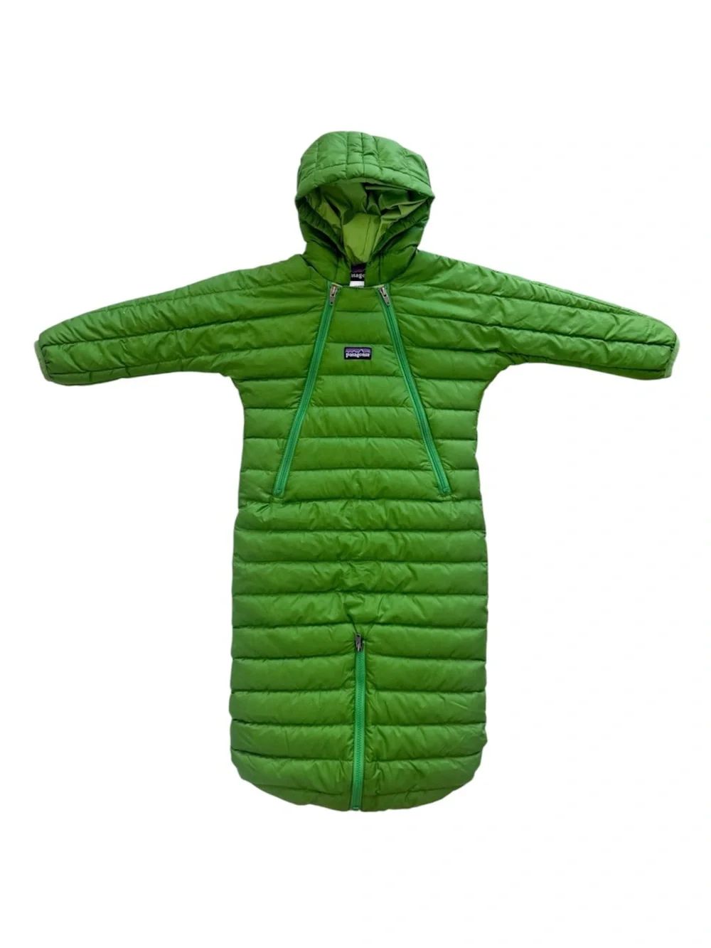 Patagonia Infant Down Sweater Bunting Green Size 6M